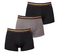 Ted Baker Herren-Boxershorts Dreierpack - Schwarz/Grau/Schwarz - S