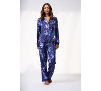 Ted Baker Isla Traditional Pj Dark Blue Digital Print Größe: XL | Nachtwäsche Outlet | Damen | Blau