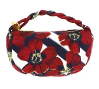Ted Baker Isli Satin Statement Hardware Printed Hobo Ba Red