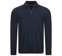 TED BAKER Karpol Soft Touch Herren Sweatshirt mit Kragen 269623-NAVY-BLUE XS