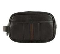 Ted Baker Keilab Stripe PU Washbag Brn-Choc