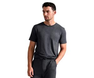 Ted Baker Kurzärmeliges Pyjamaoberteil | Luxuriöses Baumwoll-Loungewear T-Shirt für den Sommer - Anthrazit XL