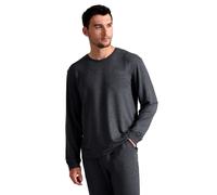 Ted Baker Langarm-Pyjama-Oberteil | Atmungsaktives lässiges Herren-Langarm-T-Shirt - Anthrazit M