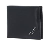 Ted Baker Leder Geldbörse Prugs Embossed Corner Leather Bifold Coin Wallet Black schwarz