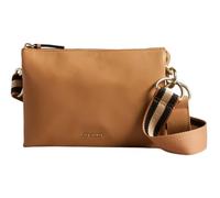 Ted Baker Leder Umhängetasche Schultertasche Darceyy Branded Webbing Leather Crossbody Bag Taupe hellbraun