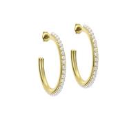 Ted Baker London Peraa Medium Pearl Creolen für Frauen (Gold/Perle), Messing, Perle