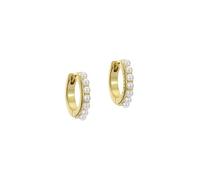 Ted Baker London Persia Pearl Huggie Ohrringe für Frauen (Gold/Perle), Messing, kein Edelstein, Messing, Perle