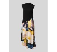 Ted Baker Midikleid aus reiner Viskose Modell 'Aeslyn' in Black, Größe 42