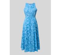 Ted Baker Midikleid aus reiner Viskose Modell 'Lee' in Hellblau, Größe 38