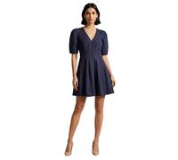 Ted Baker - Minikleid für Damen, V-Ausschnitt, Puffärmel (Marine) EU 38 / UK 10