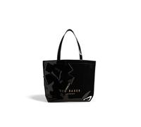 Ted Baker Nikicon Damen Shopper aus Vinyl mit Schleife, Einheitsgröße, Schwarz, One Size
