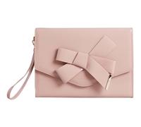 Ted Baker Nikkey Knot Bow Envelope Pouch Pl - Pink