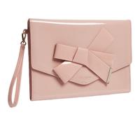 Ted Baker Nikkey Knot Bow Envelope Pouch Pl - Pink