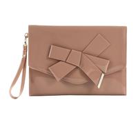 Ted Baker Nikkey Knot Bow Envelope Pouch Pl - Pink
