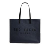 Ted Baker Pallmer Faux Raffia Large Icon Bag -Navy Navy M