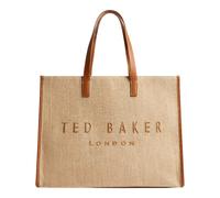 Ted Baker Pallmer Faux Raffia Large Icon Bag Taupe