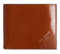 Ted Baker PRUGS Leather Bifold Coin Wallet Tan