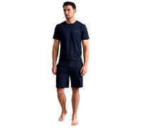Ted Baker Pyjama Shorts | Mens Casual Lounge Wear Pyjama Bottoms mit Taschen - Navy XL