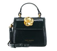 Ted Baker Roselah Rose Detail Square Mini Top Handle Bag Dark Green