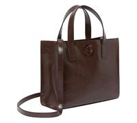 Ted Baker Rouseta Rose Detail Midi Leather Bag Brn-Choc