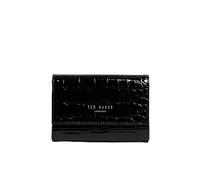 Ted Baker S282506 Valliaa Croc Effect Geldbörse, klein, Schwarz