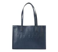 Ted Baker Schultertasche Croccel Croc Effect Icon Bag Navy dunkelblau