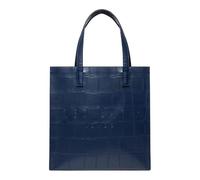 Ted Baker Schultertasche Croccon Croc Effect Icon Bag Navy dunkelblau