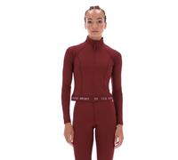 Ted Baker Sport Marie Essentials Cropped-Jacke für Damen, mit Reißverschluss, Burgunderrot, Größe S