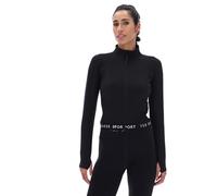 Ted Baker Sport Marie Essentials Cropped-Jacke für Damen, mit Reißverschluss, Schwarz, Größe XL