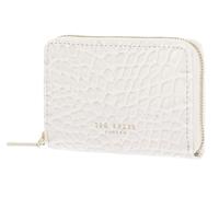 Ted Baker Varlee Croc Effect Small Zip Around Wallet Ivory