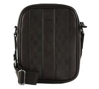Ted Baker Waydon House Check PU Flight Bag Brn-Choc