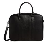 Ted Baker Waymon House Check PU Document Bag Black