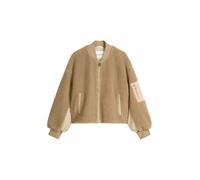 Teddy-Blouson relaxed Schwarz 40