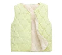 Teddy Fleece Weste Kinder Teddyjacke Mädchen Ärmellos Fleecejacke Kurz V-Ausschnitt Teddyfleece Jacke Plüschweste Mit Taschen Herbst Winter Warm Teddyweste Outdoor Fleeceweste Sport Übergangsjacke