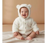 Teddy-Jacke Baby Bunny, Off-White | Little Dutch - 98