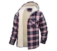 Teddy Jacke Herren Winterjacke Arbeitsjacke Flanell Jacke Hemdjacke Holzfällerjacke Herbstjacke Jacken Dickies Sherpa Teddyfleece Kapuzenpullover Strickjacke Holzfällerhemd Hoodie Fleecejacke