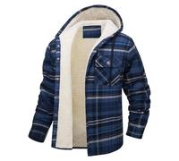 Teddy Jacke Herren Winterjacke Arbeitsjacke Flanell Jacke Hemdjacke Holzfällerjacke Herbstjacke Jacken Dickies Sherpa Teddyfleece Kapuzenpullover Strickjacke Holzfällerhemd Hoodie Fleecejacke