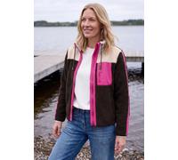Fellimitatjacke CECIL, Damen, Gr. XXL (46), braun (truffle braun), Stoff, Oberstoff: 100% Polyester. Oberstoff 2: 100% Polyester. Oberstoff 3: 100% Polyester, normal normal, hoch geschlossener Ausschn