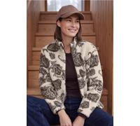 Fellimitatjacke CECIL, Damen, Gr. XXL (46), teddy vanilleweiß, Plüsch, Vorderseite: 100% Polyester. Rückseite: 100% Polyester, Paisley, normal normal, hoch geschlossener Ausschnitt, abgesteppt, Jacken