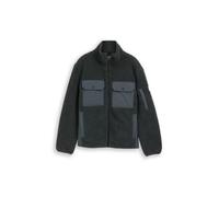 Tom Tailor - Teddy Jacke mit Taschen Darkest Olive - Gr. - XL
