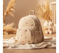 Teddy-Kinderrucksack Sand 12 × 22,5 × 29 cm