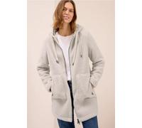 Cecil Fellimitatmantel Damen Gr. XXL (46) Beige (teddy vanilleweiß) 100% Polyester, Langarm, kniefrei