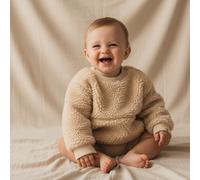 Teddy-Pullover, Sand | Little Dutch - 86