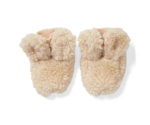 Teddy Schuhe Sand - Newborn Winter Teddy | Little Dutch - 0-3