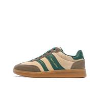 Teddy Smith 120235 Damen-Sneaker, Dunkelgrün/Beige, beige, 40 EU