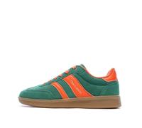 Teddy Smith 120235 Damen-Sneaker, Dunkelgrün/Orange, grün, 36 EU