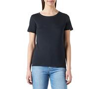 Teddy Smith Damen Femme Tee ticia Mc T-Shirt, Dunkles Marineblau, Small