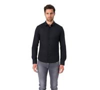 Teddy Smith Herren C-Gopher ML Klassisches Hemd, Schwarz, L