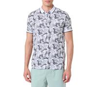 Teddy Smith Herren Pasy 2 MC Polohemd, Weiß/Motiv 3, L