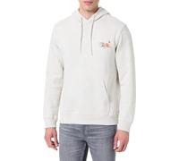 Teddy Smith Herren S-edis Hoody Kapuzenpullover, Weiß, elfenbeinfarben, China, S